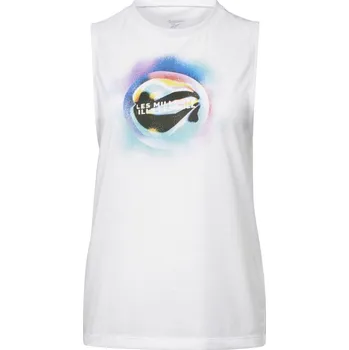 Dámské tričko Dámské tričko Reebok LM Graphic Muscle Tank W - white Bílý (XS)