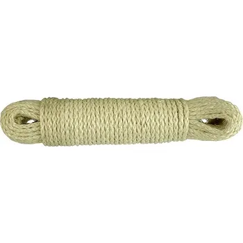 Železářství CONNEX Lano sisalové stáčené lano, 5 mm × 30 m, přírodní barva DY2701561