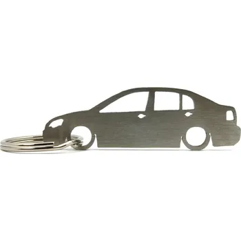 VW Volkswagen Polo 9N3 sedan klíčenka z nerezové oceli