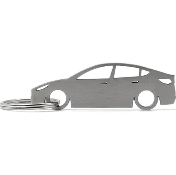 Tesla Model Y klíčenka z nerezové oceli
