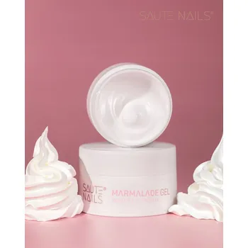 Pleťový krém SAUTE NAILS STAVEBNÍ GEL MARMALADE GEL WHIPPED CREAM - 30ML BÍLÝ