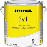 Supermal 3v1 S2177 0100 bílá vrchní syntetická barva na kovy, 2,5 l