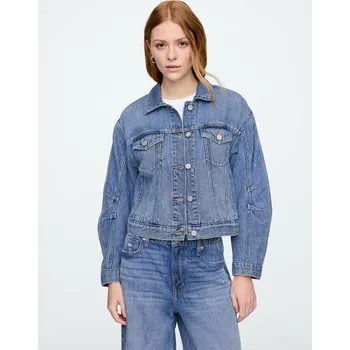 Dámská bunda GAP Dámské Džínová bunda SuperSoft GAP Modrá XS (2867272)