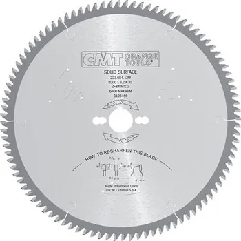 IGM Pil.kotouč pro CORIAN a plasty - D300x30 Z84, C22308412M