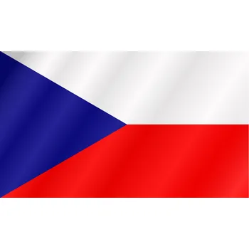 Vlajka ArmyČastolovice.cz Samolepka vlajka ČESKÁ REPUBLIKA 15x8,5cm