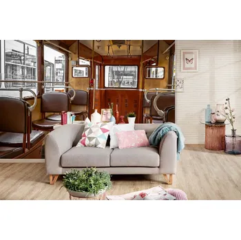 Fototapeta DIMEX | Samolepicí vliesová fototapeta na zeď Retro interiér MA-5-2885 | 375 x 250 cm | červená, hnědá, šedá + Samolepicí vliesová fototapeta na stěnu DIMEX Retro interiér MA52885 v rozměru 375 x 250 cm