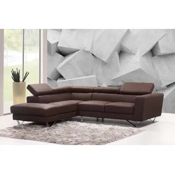 Fototapeta DIMEX | Samolepicí vliesová fototapeta na zeď Abstraktní betonový kámen MA-5-2591 | 375 x 250 cm | bílá, šedá + Samolepicí vliesová fototapeta na stěnu DIMEX Abstraktní betonový kámen MA52591 v rozměru 375 x 250 cm