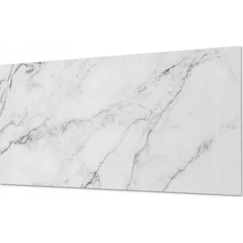 Obraz Samolepicí vinylová dekorace na zeď, bílý elegantní mramor, 100x50 cm