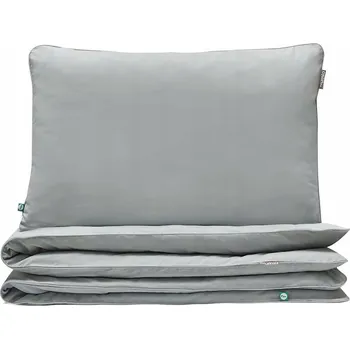 Povlečení Povlečení basic šedé 160x200 (70x80) - MUMLA