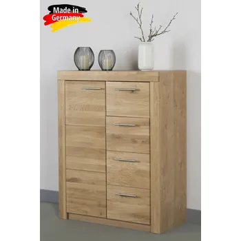 Komoda Vysoká komoda z masivu Stefi - Divoký dub Kod: STEFI33D