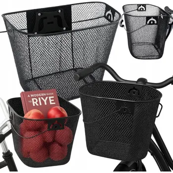 Košík na láhev Košík na řidítka, síťovaný, HT-207C KLIP, černý