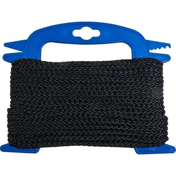 Lany CONNEX PP Lano pletené 8pramenné, 4 mm × 20 m, různé barvy (černá, zelená), navíječ DY2701861