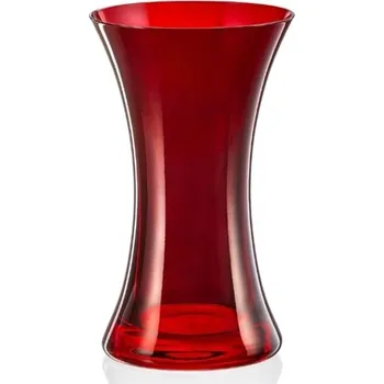 Váza Crystalex Váza Bordeaux Red 190 mm, 1 ks