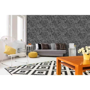 Fototapeta DIMEX | Samolepicí vliesová fototapeta na zeď Vektorová ilustrace MA-5-2502 | 375 x 250 cm | bílá, černá + Samolepicí vliesová fototapeta na stěnu DIMEX Vektorová ilustrace MA52502 v rozměru 375 x 250 cm