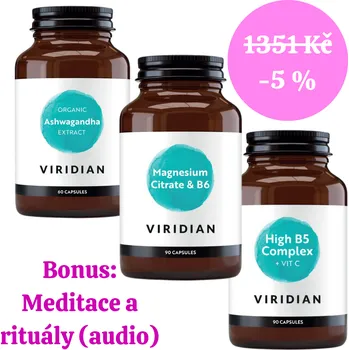 VIRIDIAN Balíček RELAX - Podpora psychické pohody a snížení stresu