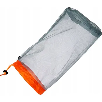 Sportovní vak SÍŤOVANÝ SÁČEK SE STAHOVACÍ ŠŇŮRKOU CESTOVNÍ ORANŽOVÝ M