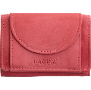 Peněženka Mini dámská kožená peněženka Lagen W-2030/D Tomato