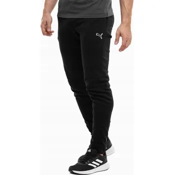 3155 KALHOTY PUMA PÁNSKÉ BAVLNĚNÉ TEPLÁKY SPORTOVNÍ ČERNÉ XL