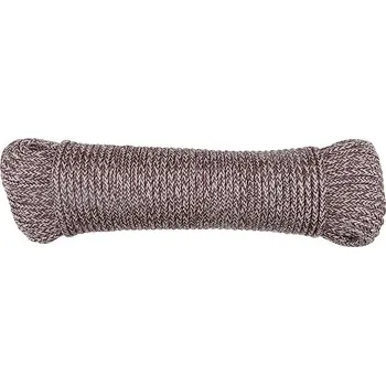 Horolezectví CON:P PP Lano pletené 16pramenné, 4 mm × 30 m, hnědá B34183