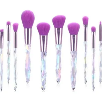 LIVEFY | Livefy kosmetické štětce Glow 10ks, fialové