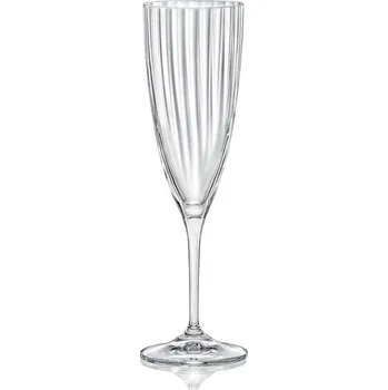 Sklenice Crystalex Sklenice na šampaňské Kate Optic 220 ml, 6 ks