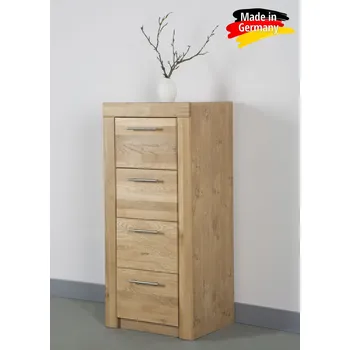 Komoda Úzká a vysoká komoda z masivu - Divoký dub Kod: STEFI32D