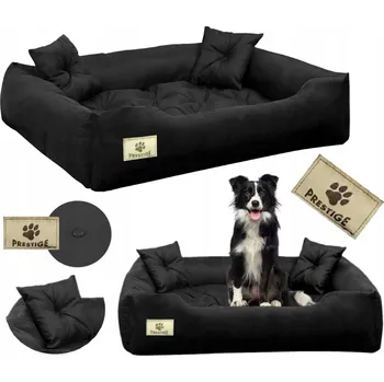 Pelíšek pro psa Kotec pro psy AIO Factory černá 145 cm x 115 cm