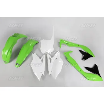 UFO sada plastů KAWASAKI KXF 450 '18 (zelená/bílá/černá)