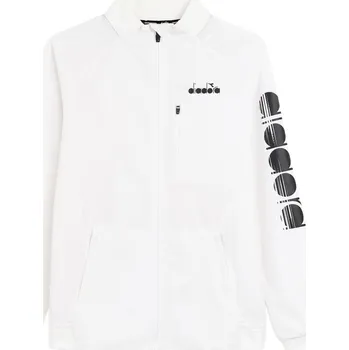 Pánská mikina Pánská tenisová mikina Diadora FZ Jacket M - optical white Bílý (S)