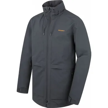 Pánský zimní kabát Husky Pánský hardshell kabát Nevr M dk. grey Velikost: XL