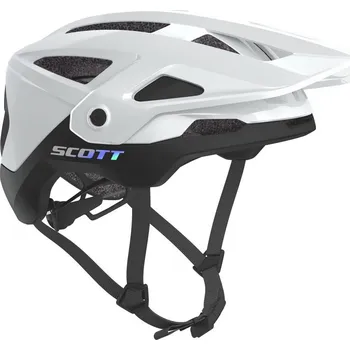Cyklistická přilba Helma na kolo Scott Stego Plus MIPS White Glossy/Black 280408 25/26 L
