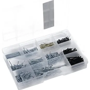 Šroub CONNEX Sada hřebíků, různé velikosti a druhy, 515 ks