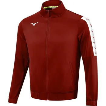 Mizuno Nara Interlock Track Jacket M - Burgundy Velikost: 4XL