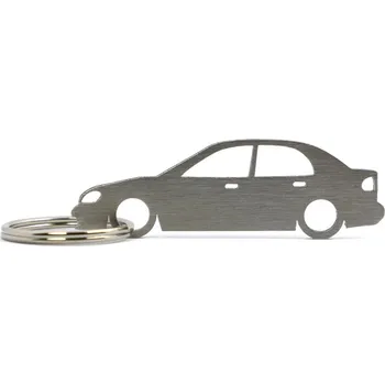 Daewoo Lanos sedan klíčenka z nerezové oceli