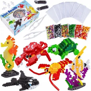 Dětské navlékací korálky Zažehlovací korálky – Mořská zvířátka, trifox