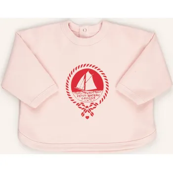 Dámská mikina Petit Bateau Mikina pro miminko, růžová, 95