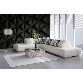 Fototapeta DIMEX | Samolepicí vliesová fototapeta na zeď 3D černá ilustrace MA-5-2606 | 375 x 250 cm | černá + Samolepicí vliesová fototapeta na stěnu DIMEX 3D černá ilustrace MA52606 v rozměru 375 x 250 cm