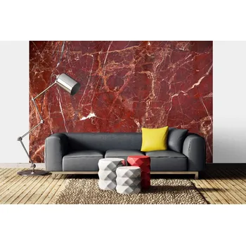 Fototapeta DIMEX | Samolepicí vliesová fototapeta na zeď Textura červeného mramoru MA-5-2465 | 375 x 250 cm | červená, bílá, hnědá + Samolepicí vliesová fototapeta na stěnu DIMEX Textura červeného mramoru MA52465 v rozměru 375 x 250 cm