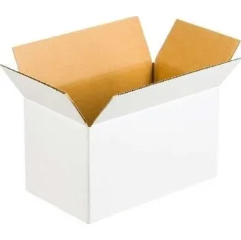 Obalový materiál Kartonová krabice klopová 400x300x300 mm 5VVL BC 580g/m2 bílá - paleta 320 ks