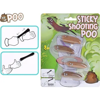 Houpací síť Mikro trading Střílecí a lepící lejno - 4 ks