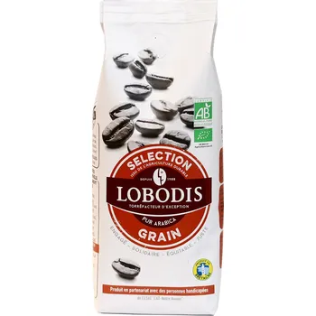 Káva Lobodis Bio výběrová zrnková káva Lobodis, 250 g Fair Trade