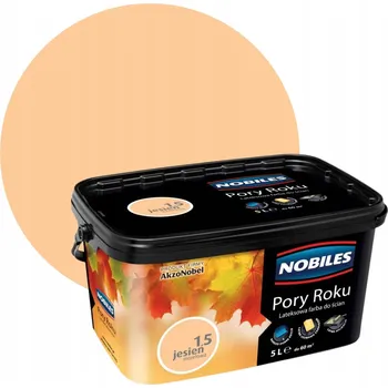 barva na zeď Nobiles Latexová Barva 5 l Podzimní meruňková 15 matná