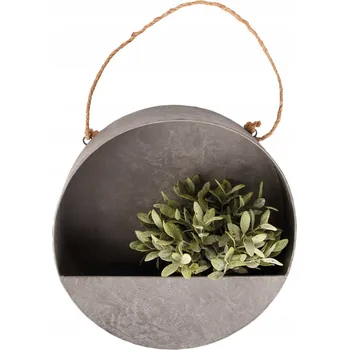 Kovový Květináč Esschert Design šedý 35 cm x 35 x 35 cm