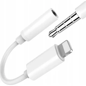 Redukce Adaptér Smart 8-pin na 3,5mm jack Devia bílý