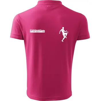 Pánská košile Football sport - Polokošile pánská Pique Polo 203 - 2XL ( Purpurová )