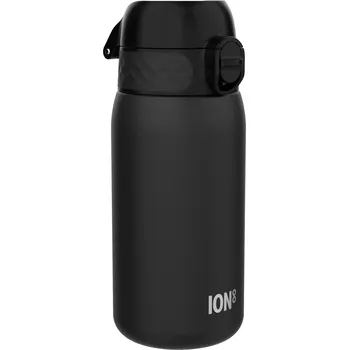 ION8 Single Wall Black 0,4 l - nerezová láhev na vodu a nápoje