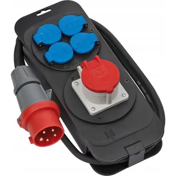 Prodlužovací kabel Prodlužovací Kabel přívod Brennenstuhl 2 m, 4 ks, černý