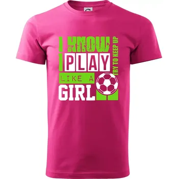 Pánská móda Play girl - Klasické pánské triko vyšší gramáže - M ( Purpurová )