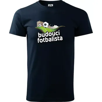 Budoucí fotbalista - Triko extra velké (5-8XL) - 7XL ( Námořní modrá (velmi tmavá - téměř černá) )