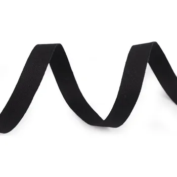 Stuha Bavlněná stuha / plátnovka šíře 10 mm Varianta: 3 černá, Balení: 1 m